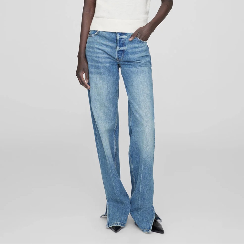 Anine Bing Roy Relaxed Straight Jeans Size US 29